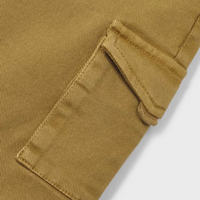 Pantalon cargo élastiques aux chevilles - Caramel