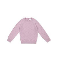 Chandail en tricot Dotty - Lilac blush