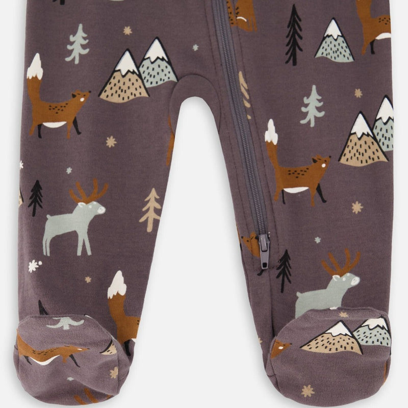 Pyjama une pièce à zip - La forêt