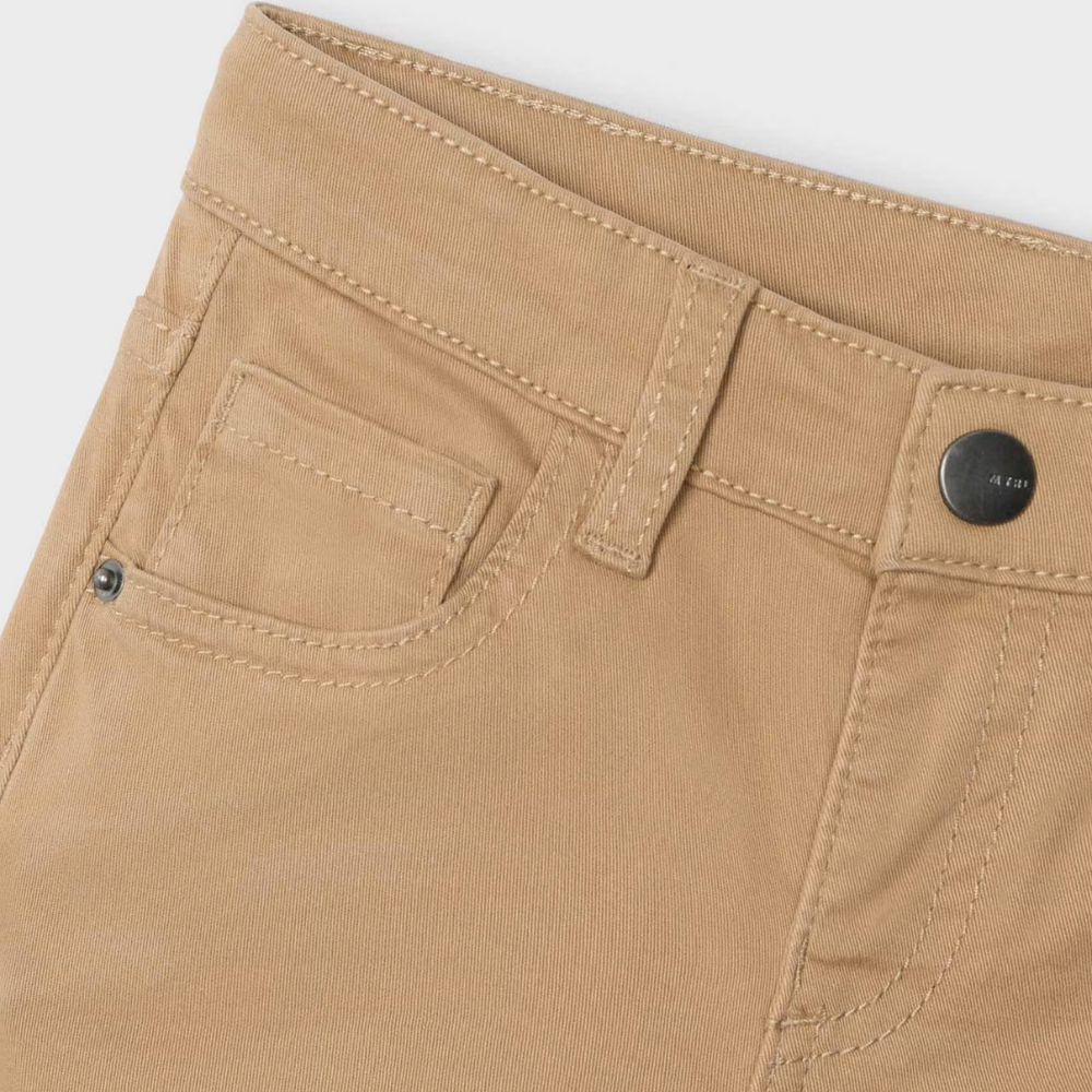 Pantalon coupe jambe droite - Toffee