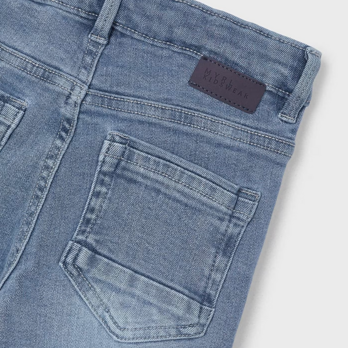 Pantalon coupe ajustée - Gris bleu