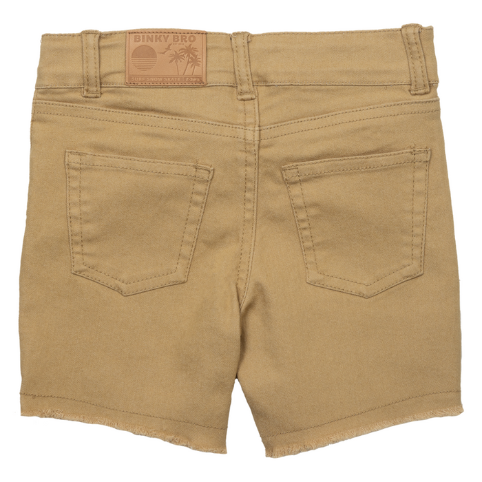 Short en jeans Waco effiloché - Beige
