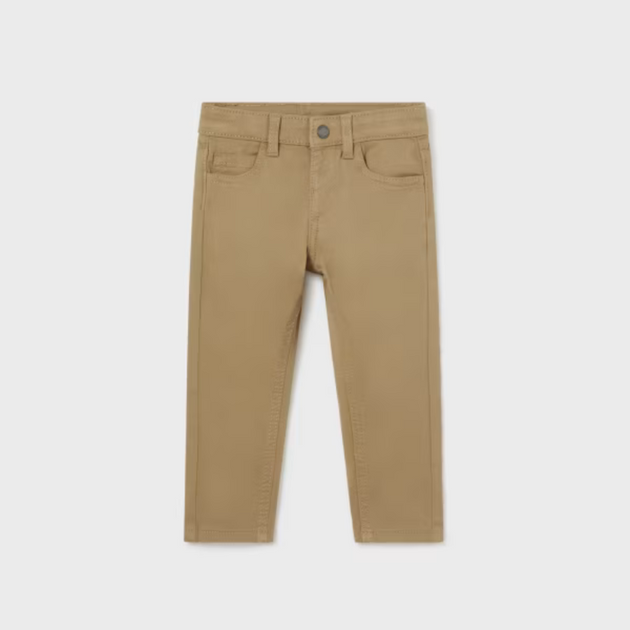 Pantalon souple coupe ajustée - Toffee