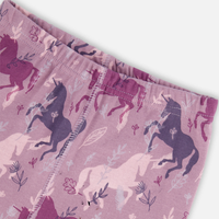 Pyjama deux pièces licorne - Mauve