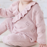 Une pièce en tricot Lilah - Ballet pink marle