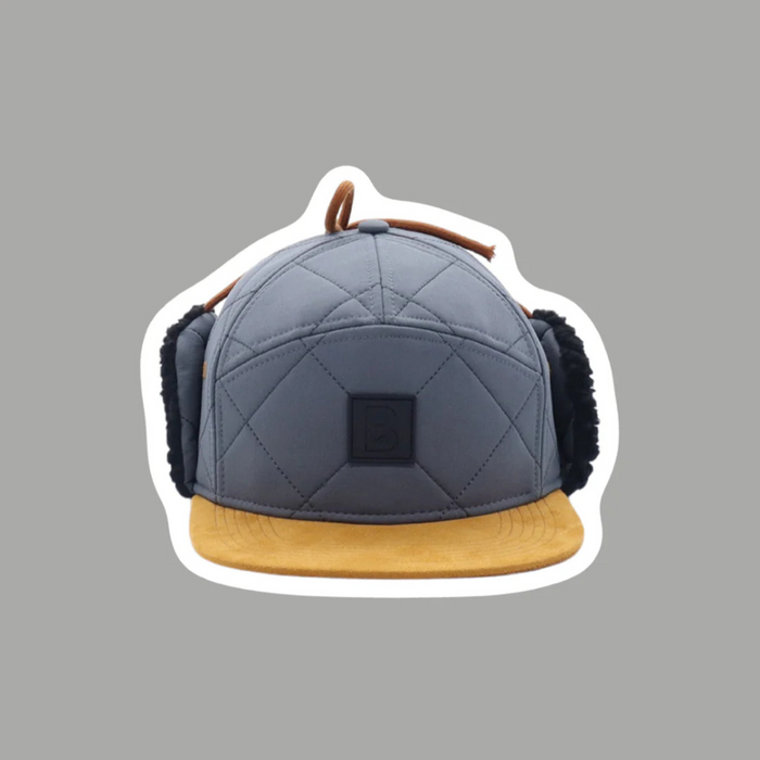 Casquette doublée  "Hiker" - Charbon