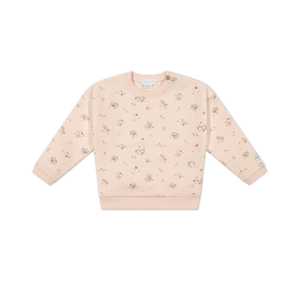 Crewneck Bobbie - Petite fleur soft peony