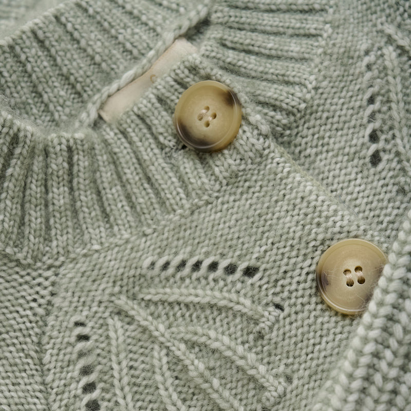 Cardigan en tricot - Sauge