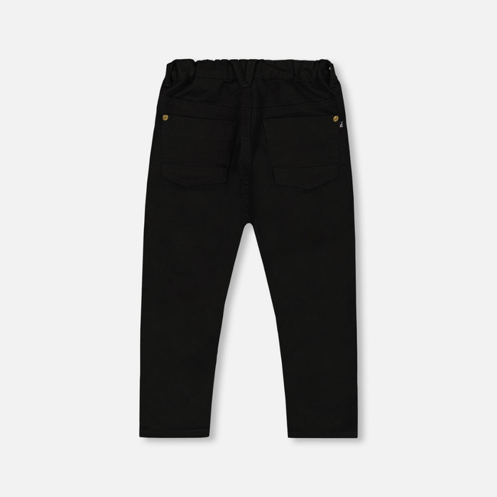 Pantalon sergé extensible - Noir