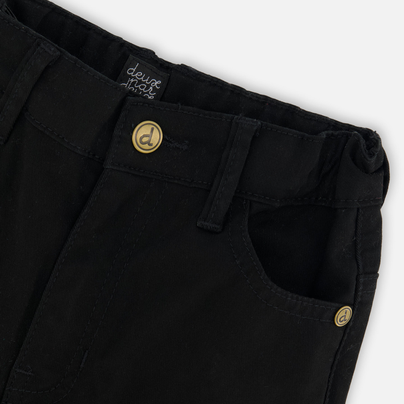 Pantalon sergé extensible - Noir