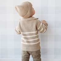 Chandail en tricot Jack - Lenny stripe fawn