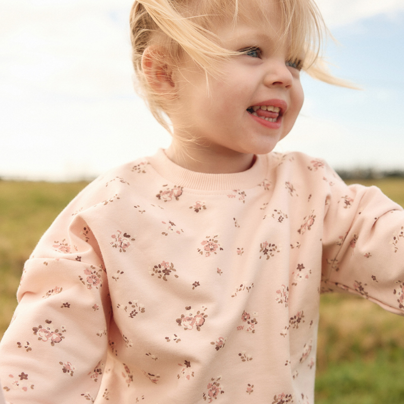 Crewneck Bobbie - Petite fleur soft peony