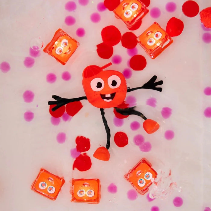 Glo Pals cubes lumineux avec personnage - Sammy (rouge)