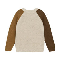 Chandail en tricot "Colorblock" - Beige