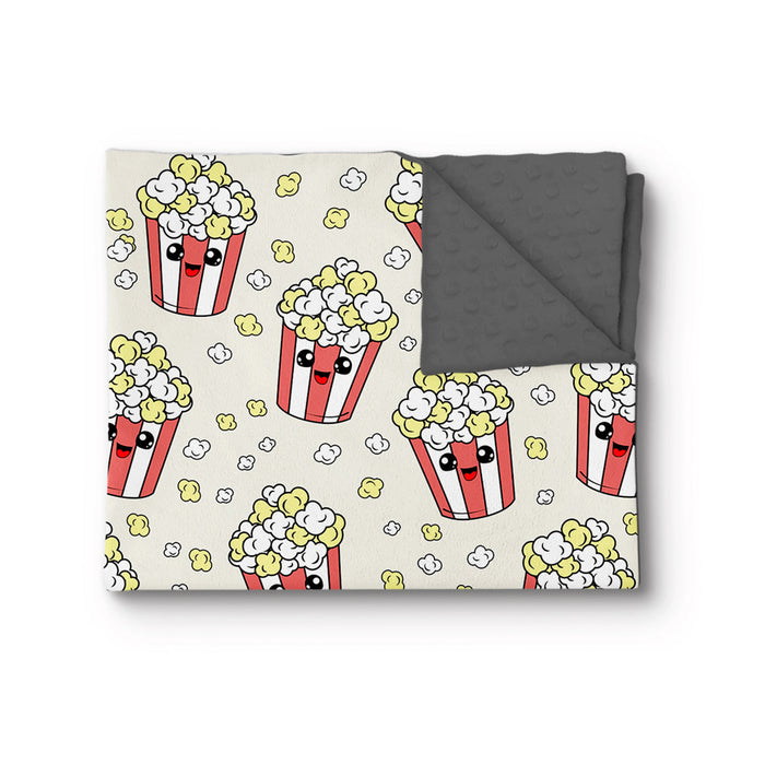 Couverture en minky - Popcorn