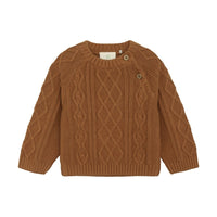 Chandail en tricot - Moka caramel