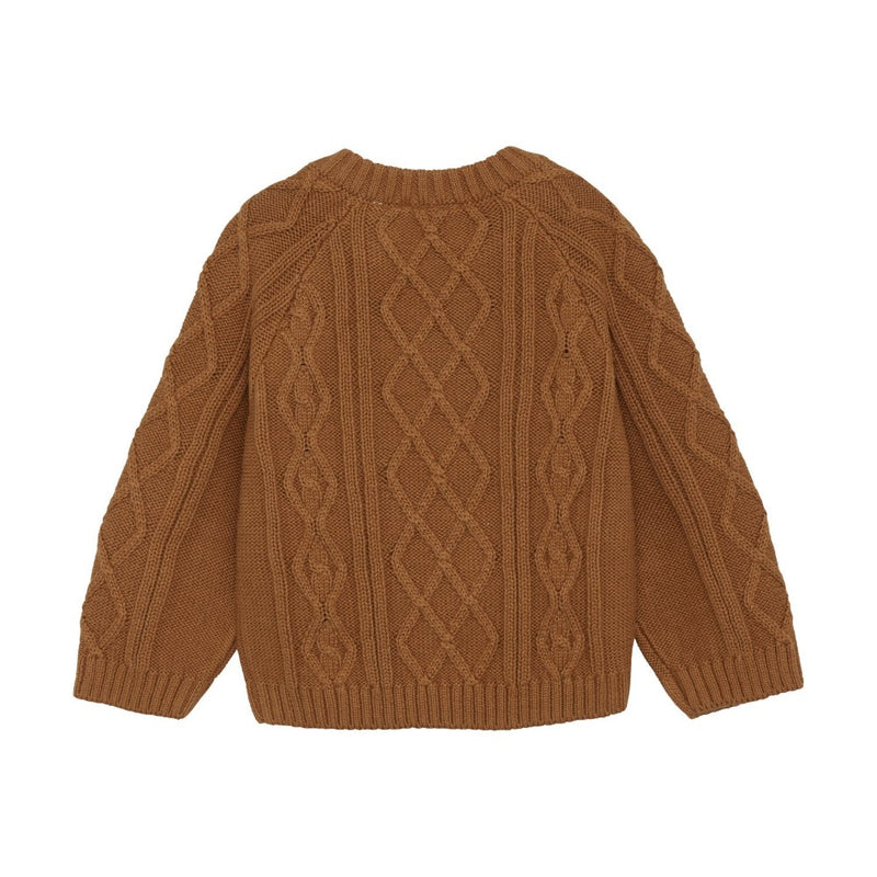 Chandail en tricot - Moka caramel