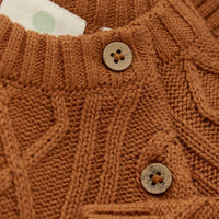 Chandail en tricot - Moka caramel