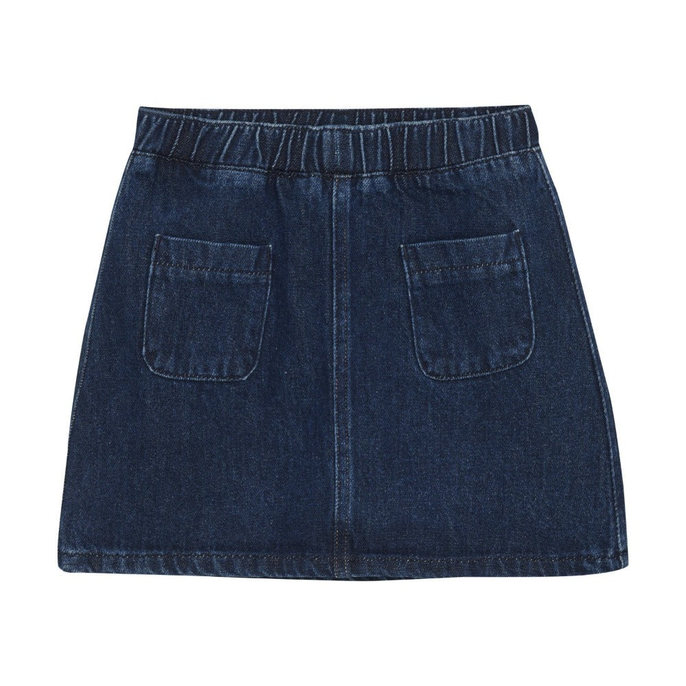 Jupe en denim - Bleu foncé