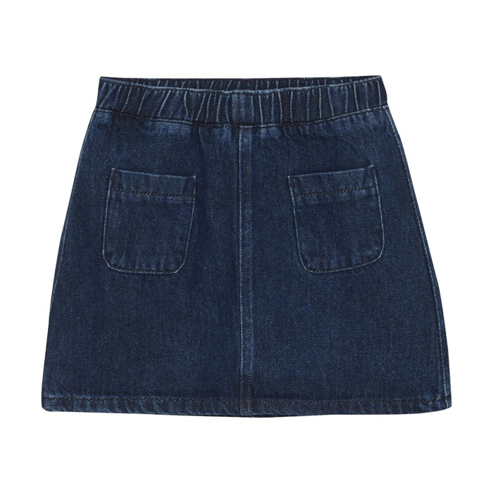 Jupe en denim - Bleu foncé