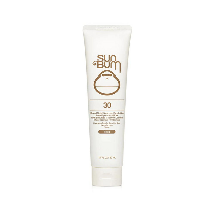 Crème solaire minérale teintée pour le visage - FPS 30