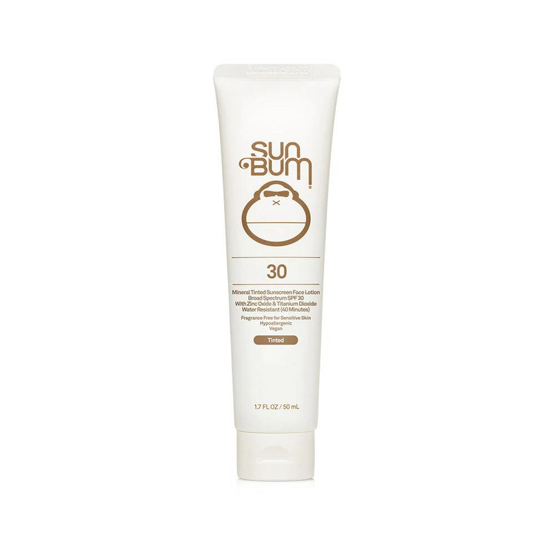 Crème solaire minérale teintée pour le visage - FPS 30