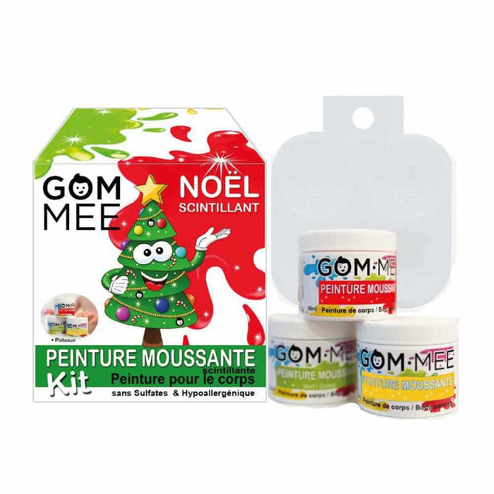 Boite de peinture nettoyante et scintillante - Édition Noël-gommee-Boutique Béluga
