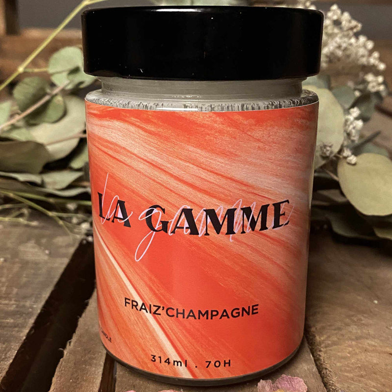 Chandelle de soya - Fraiz'Champagne-La Gamme-Boutique Béluga