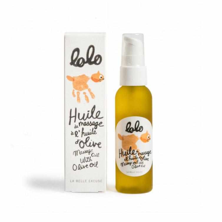 Huile à massage à l'huile d'olive-Lolo & Moi-Boutique Béluga