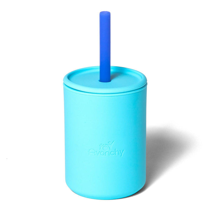 Mini gobelet en silicone - Bleu-Avanchy-Boutique Béluga